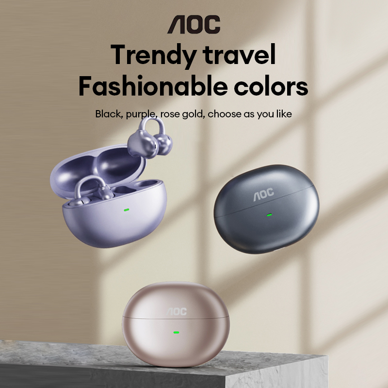 Wired Earphone Mic - Беспроводные Bluetooth-наушники AOC ACD2544 с креплением