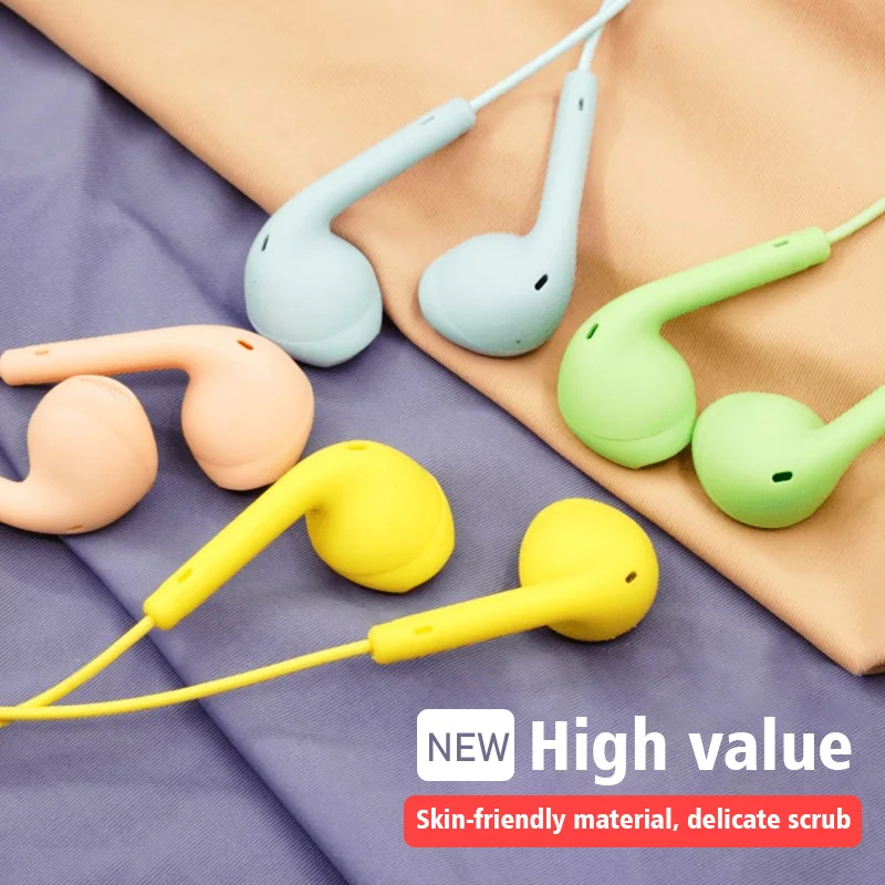Wired Earphone Mic - 1/2/3/4 шт. универсальные стереонаушники-вкладыши 3,5 мм,