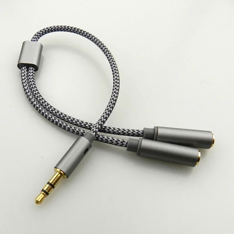 Audio Splitter Y - Адаптер для гарнитуры, микрофон для наушников,