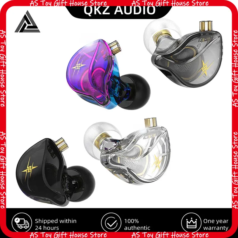 Wired Earphone Mic - Наушники QKZ ZXT с проводным подключением,