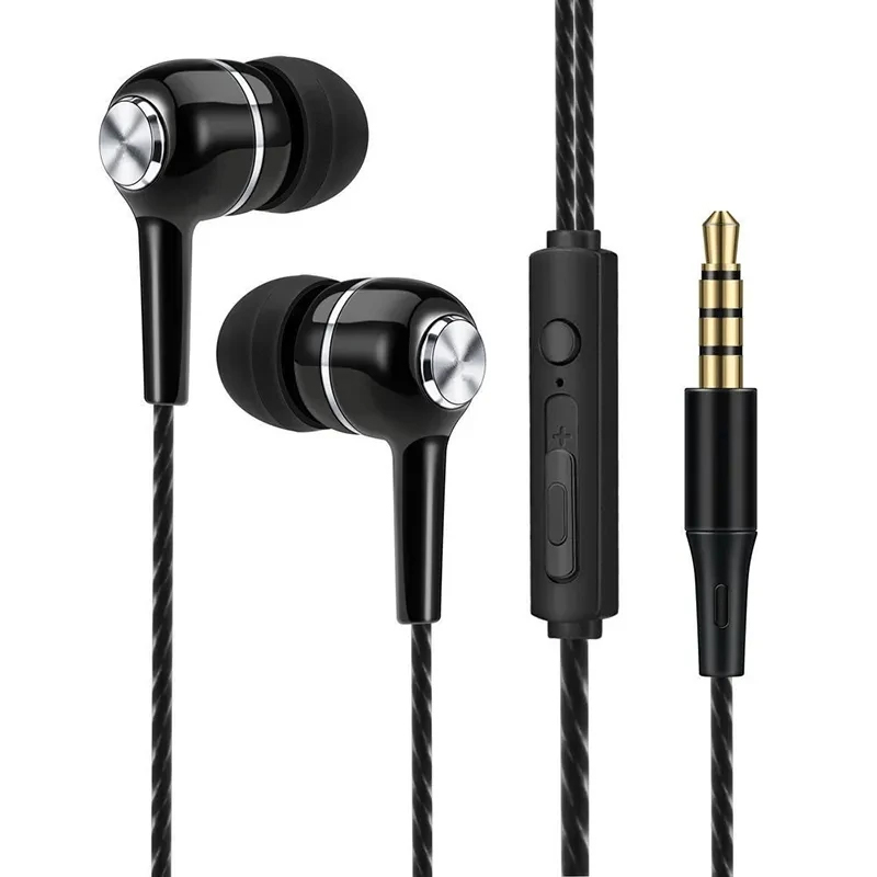 Проводные наушники 3,5 мм, спо – обзор и цена Wired Earphone Mic
